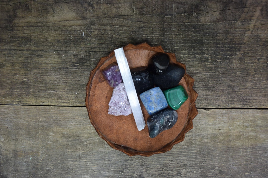 EPILEPSY Gemstone Kit 9 Healing Epilepsy Gemstone Set Healing Crystal