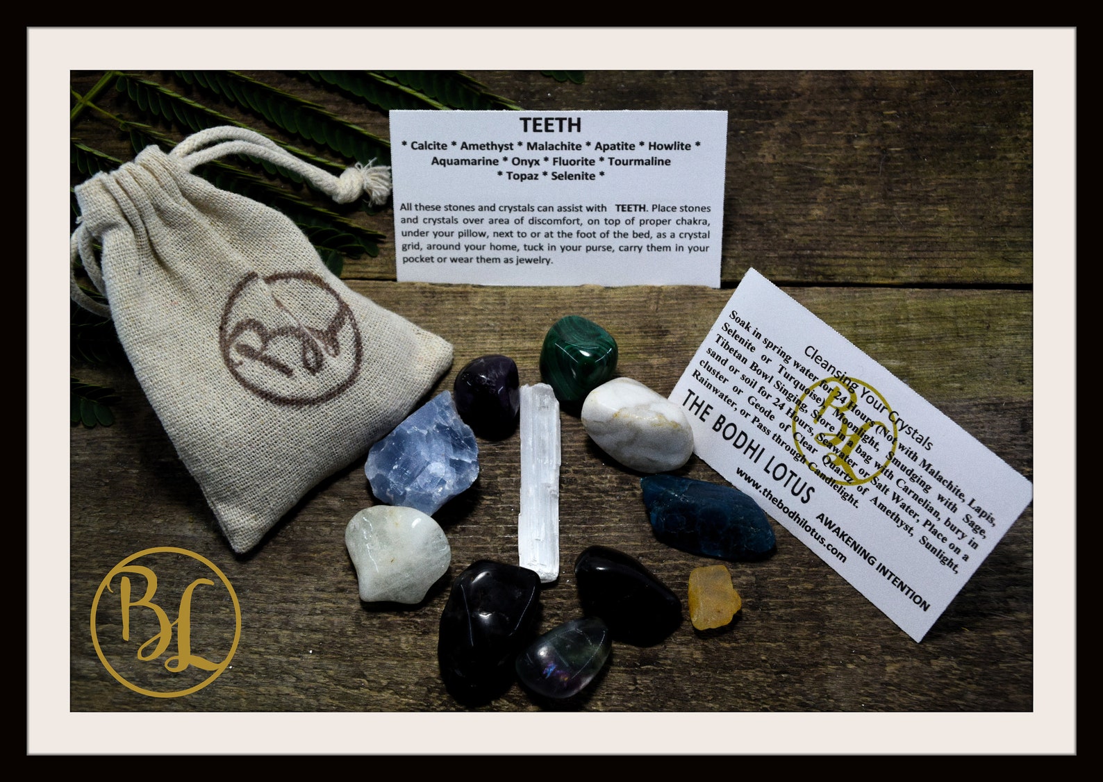 TEETH Gemstone Kit 11 Healing Teeth Gemstone Set Healing Etsy