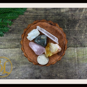 Libra Gemstone Kit: Zodiac Healing Crystals Intention Set