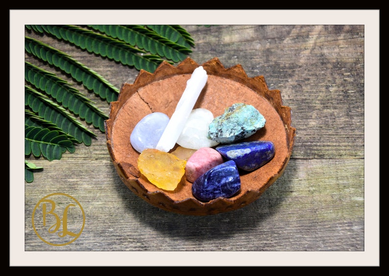 THYROID Gemstone Kit 9 Healing Thyroid Gemstone Set Healing Etsy