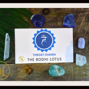 Dive into the THROAT CHAKRA Gemstone 7 Kit by The Bodhi Lotus, an empowering set to align your energies