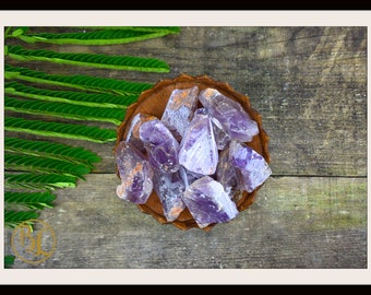 RAW AMETRINE Gemstone 3 Piece Set Healing Ametrine Crystal Kit Raw Ametrine Intention Stone Set Lithiotherapy Healing Raw Ametrine Crystals