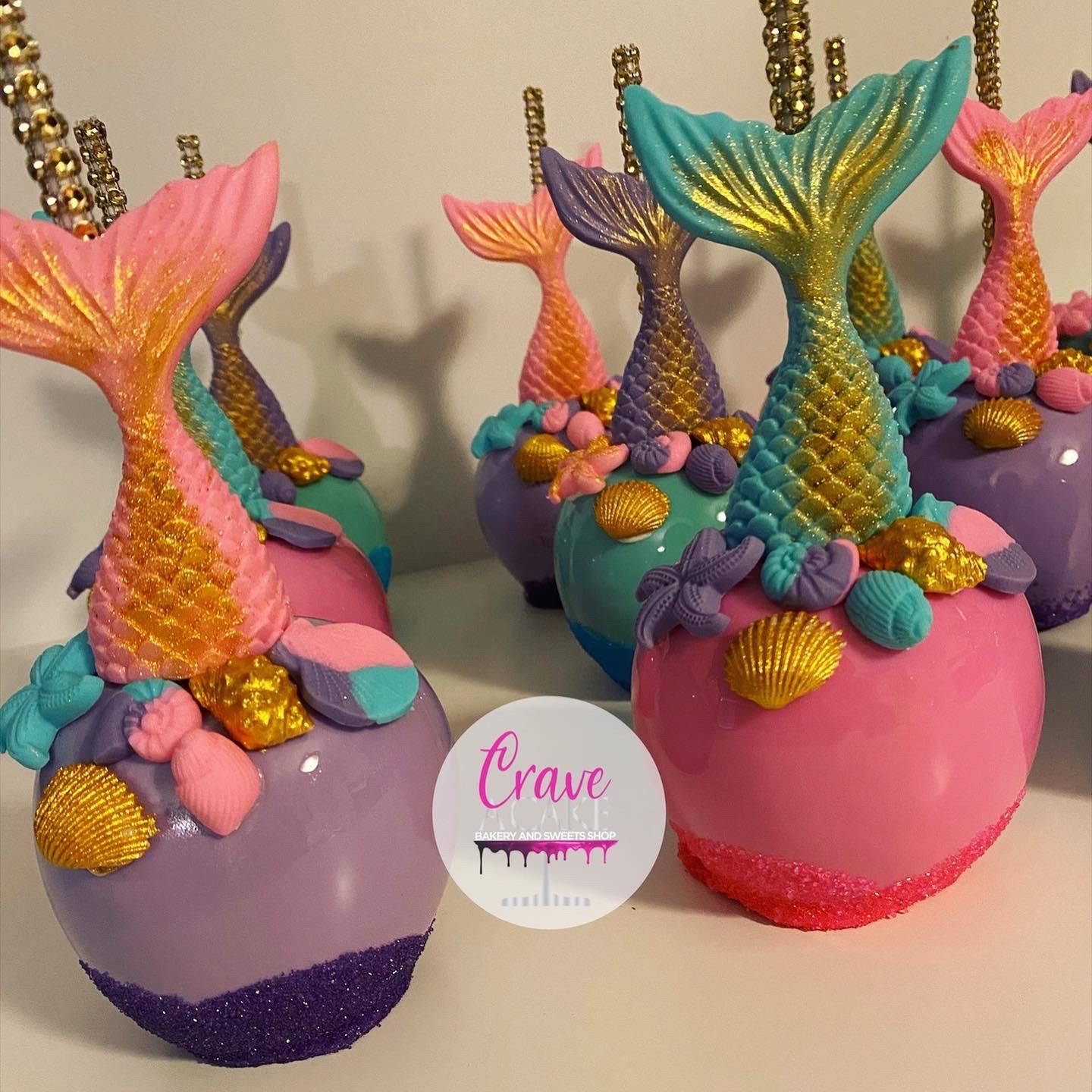 Mermaid Candy Apples Etsy Canada