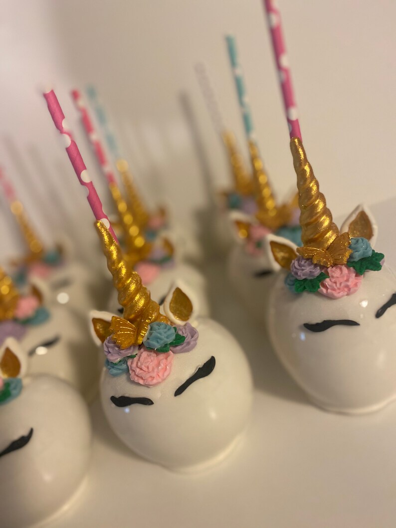 Unicorn Candy Apples Etsy