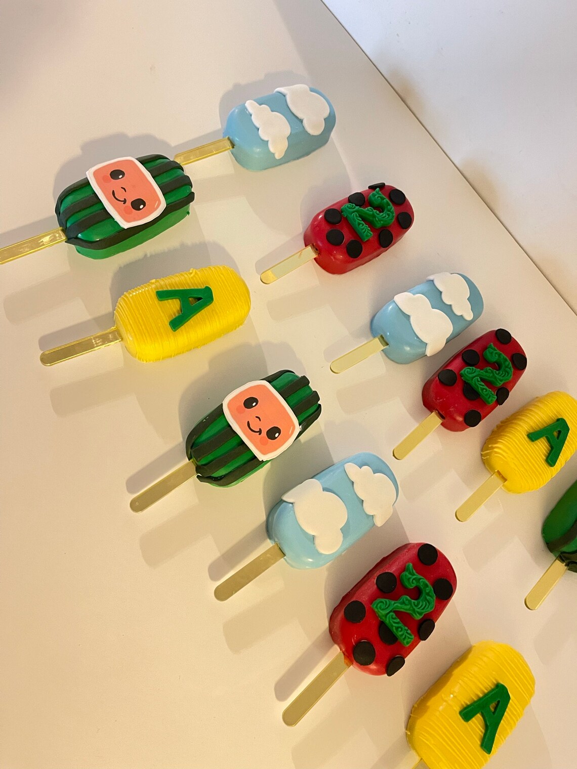 Coco Melon Themed Cakesicles Etsy