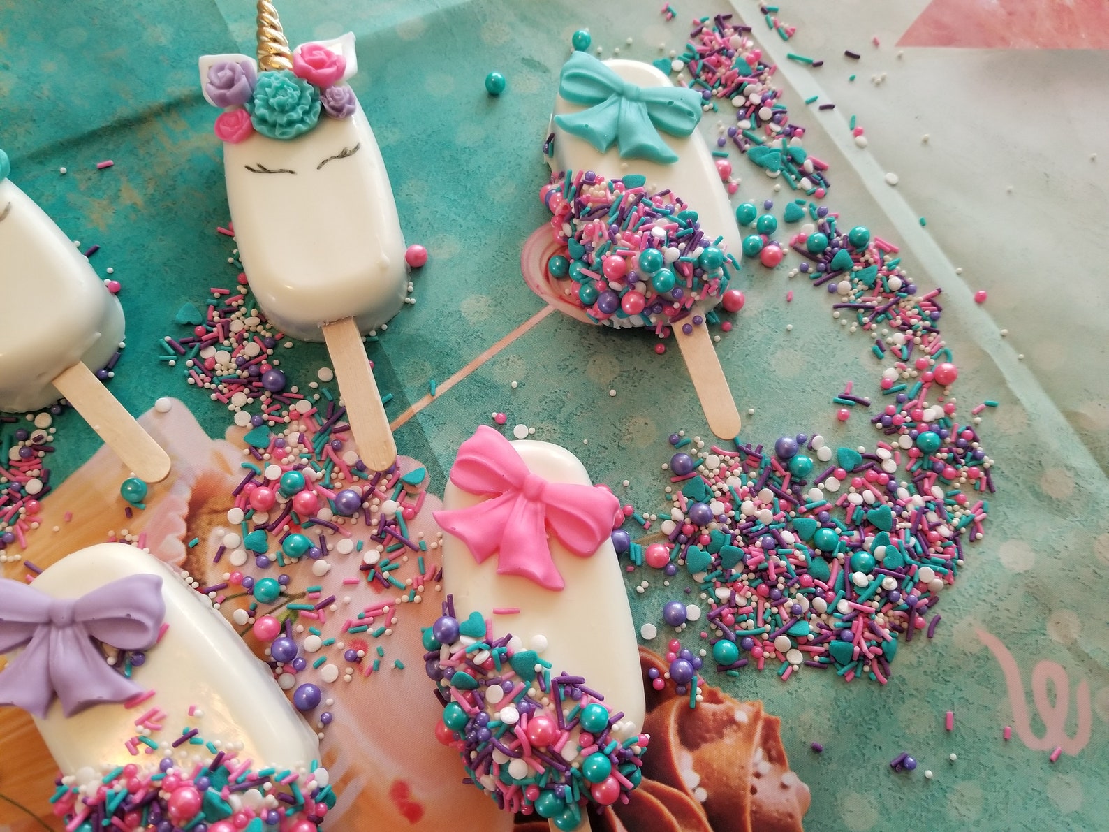 Unicorn Cake Pops Page Two