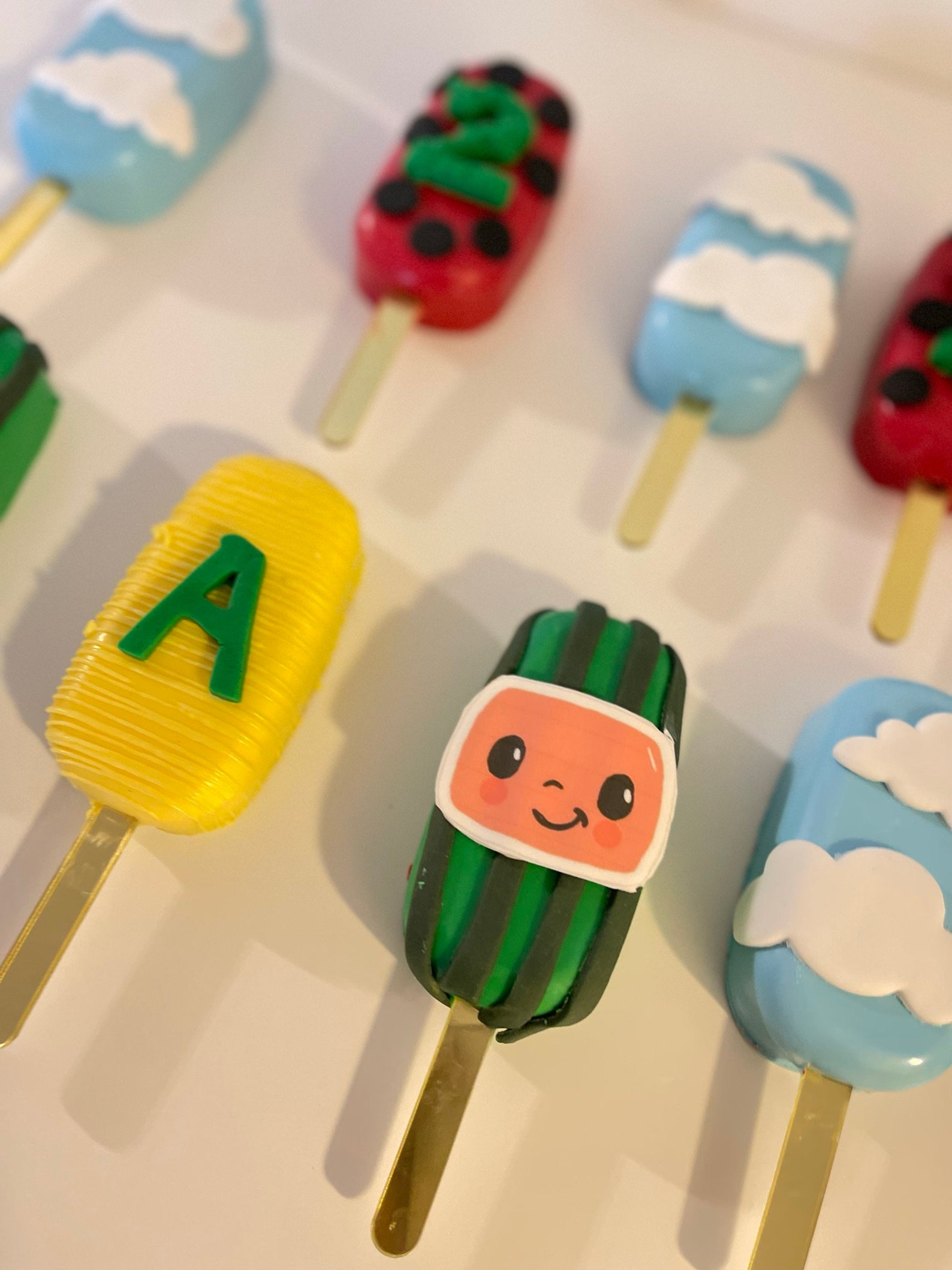 Coco Melon Themed Cakesicles Etsy
