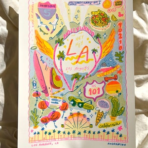 Travel Card Series LA - Impressão Riso Grande