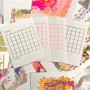 Riso Calendar Set of 12 - Made From Bad Prints