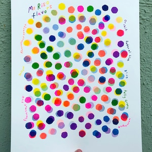 My Riso Flavors ~ 11x14 Risograph print