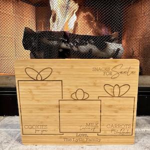 Modern Santa Cookie Board