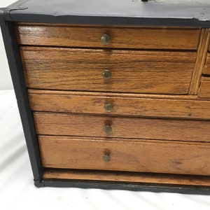 Antike PILLIOD EICHENHOLZ Vorratskiste Machinist Holztruhe | Etsy