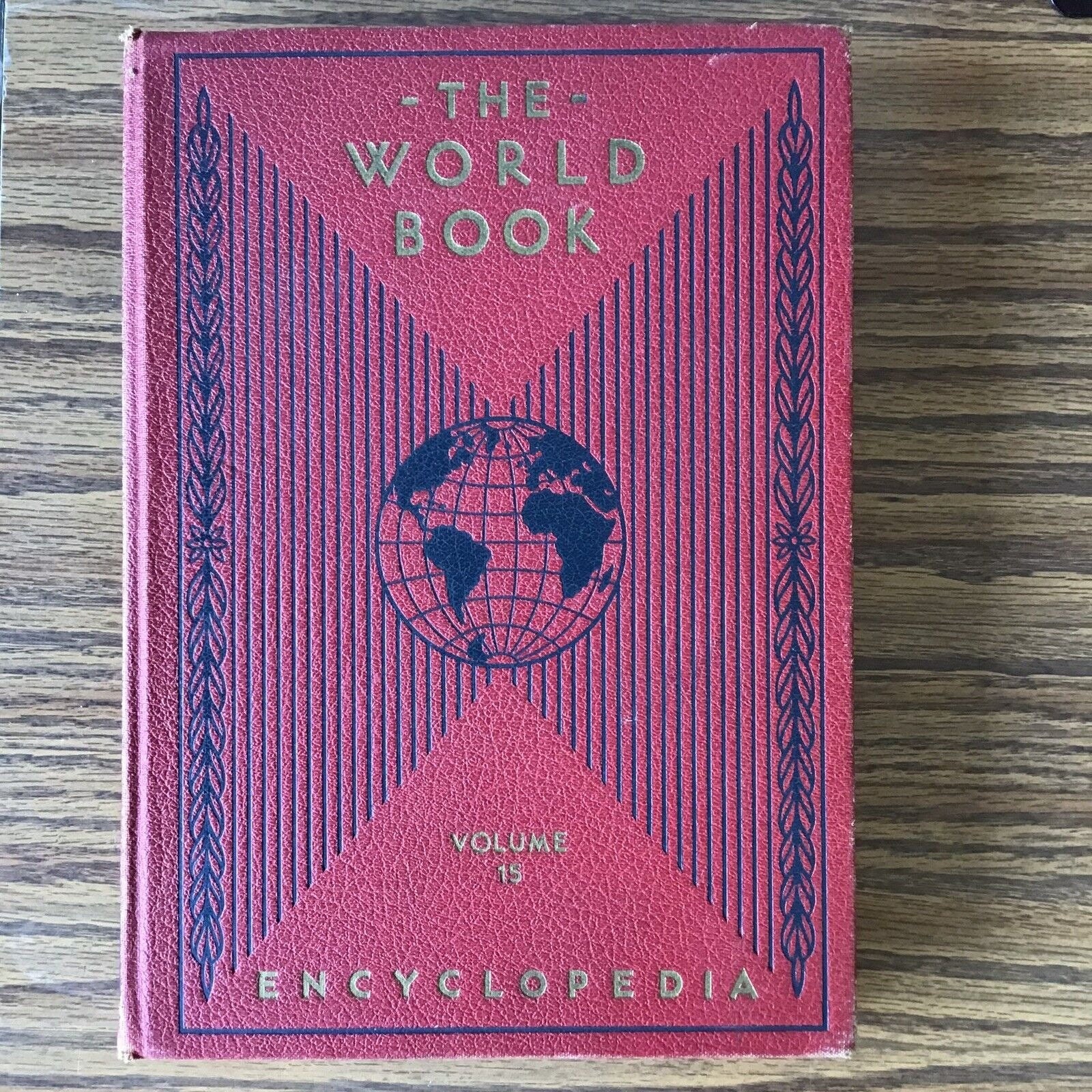 1933 Vtg Complete World Book Encyclopedia Book Set Great