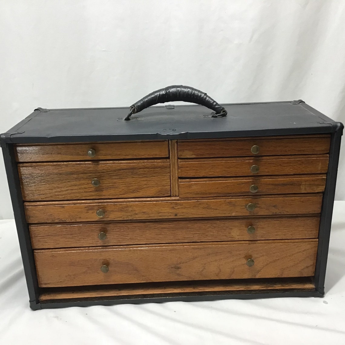 Antike PILLIOD EICHENHOLZ Vorratskiste Machinist Holztruhe | Etsy