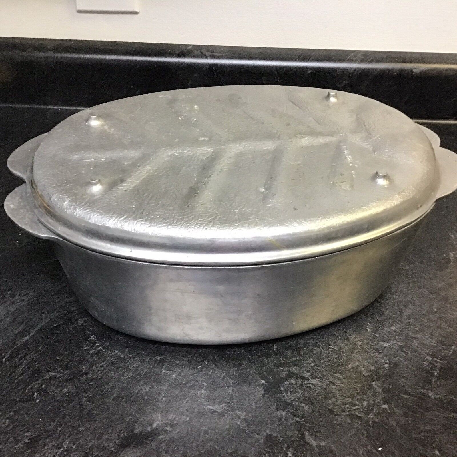 2 Piece Perfection Cast Aluminum Soup Pot Dutch Oven W/ Bail