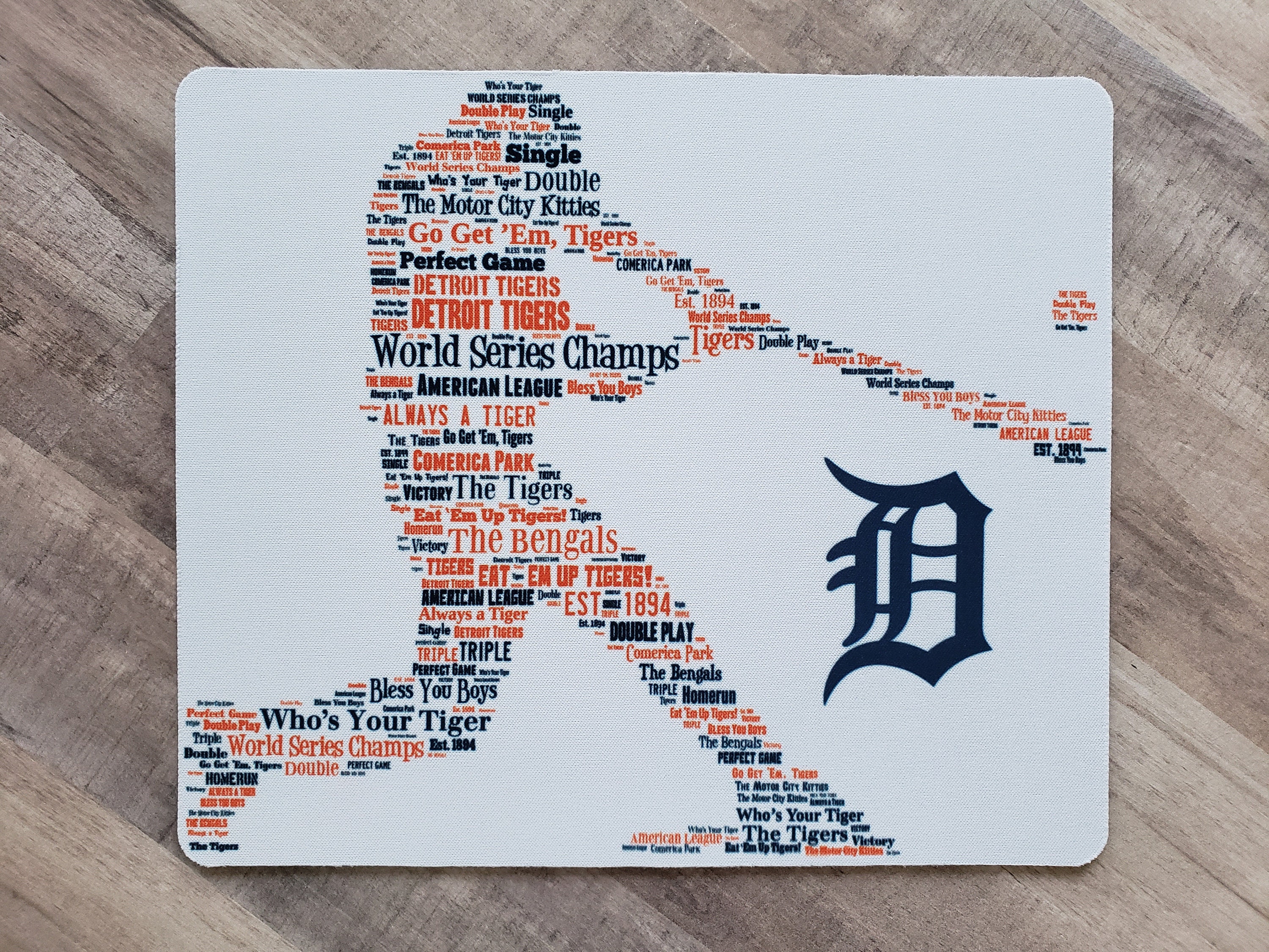 Detroit Mouse Pad For Computer; Gaming; Gifts Men; Desk