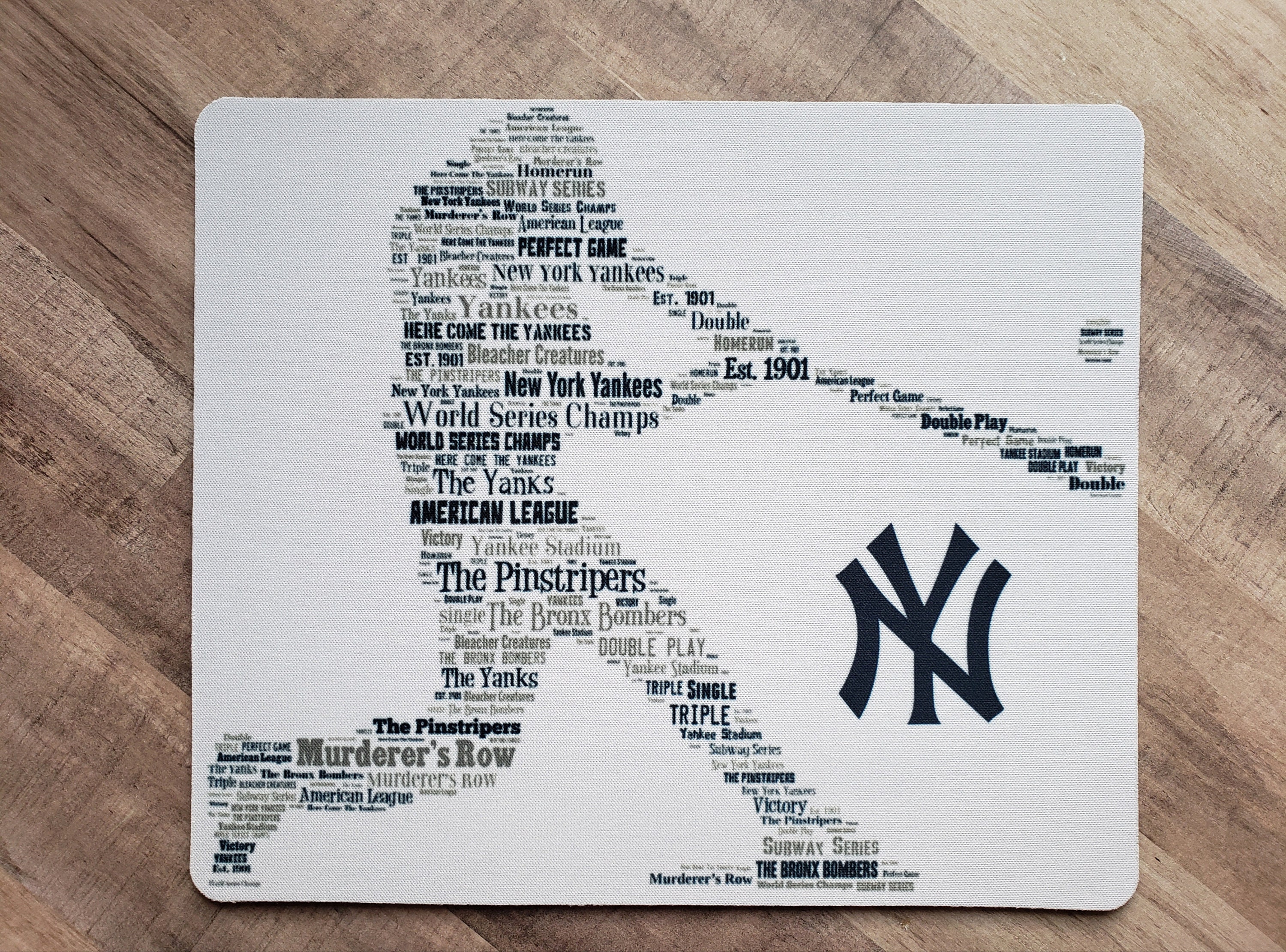 New York Yankees Mouse Pad All MLB Teams Available Etsy