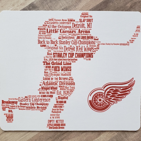 Detroit Red Wings Mouse Pad