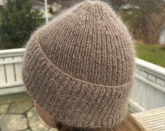 Winter Smiles Hat. Handmade wool hat