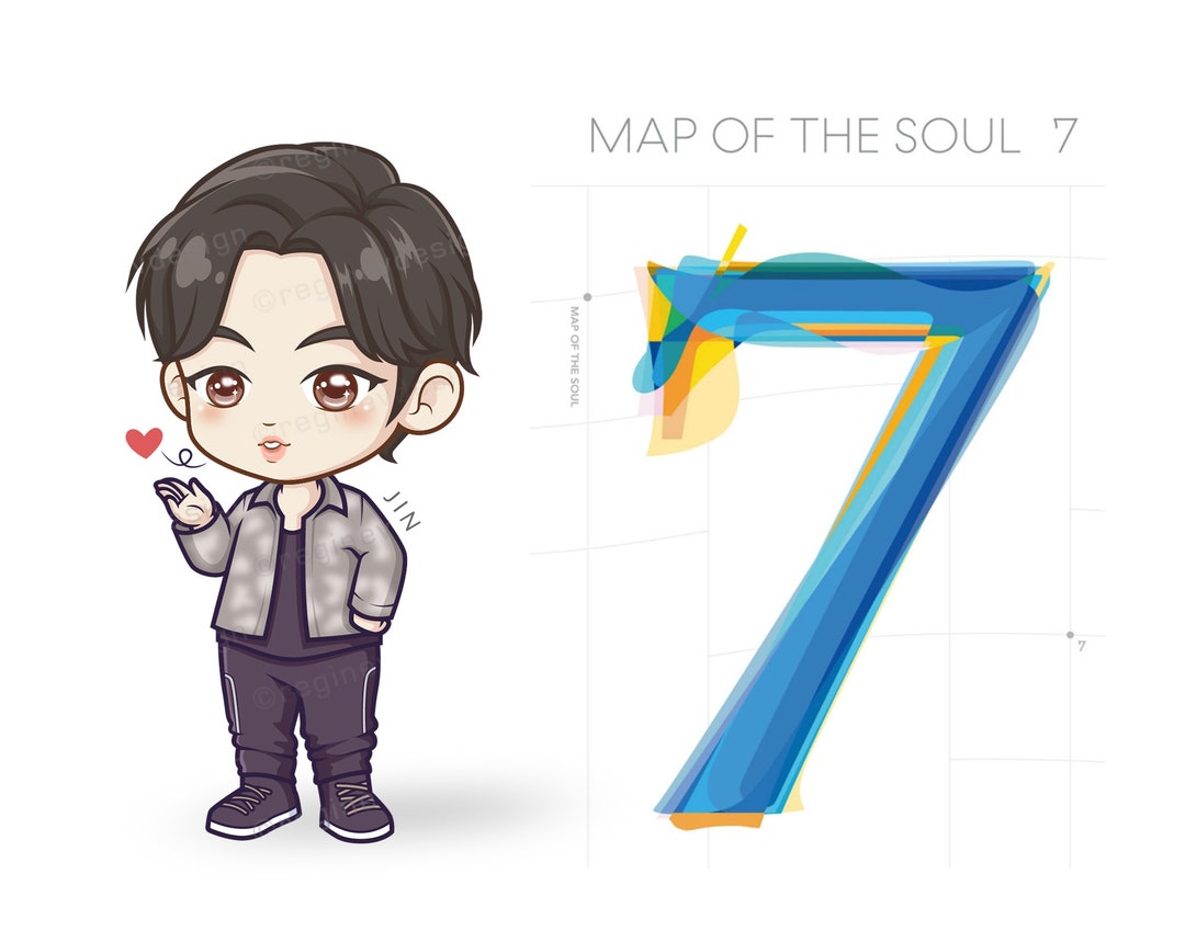 Buy BTS Jin Chibi Kawaii Cartoon Clipart K-pop Ji Seok-jin Online in India - Etsy Buy BTS Jin Chibi Kawaii Cartoon Clipart K-pop Ji Seok-jin Online in India - Etsy