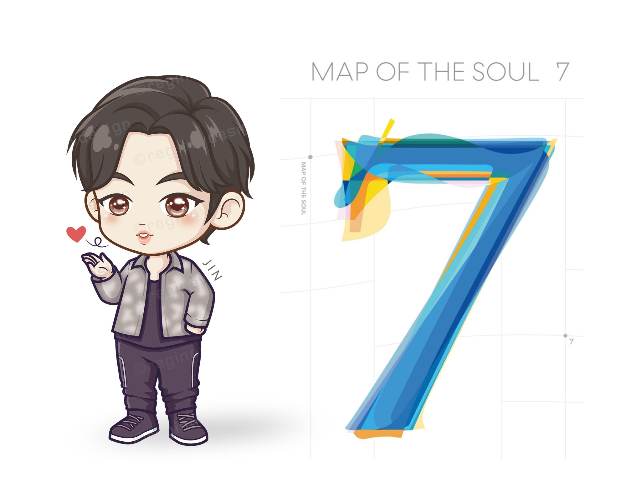 Buy BTS Jin Chibi Kawaii Cartoon Clipart K-pop Ji Seok-jin Online in India - Etsy Buy BTS Jin Chibi Kawaii Cartoon Clipart K-pop Ji Seok-jin Online in India - Etsy