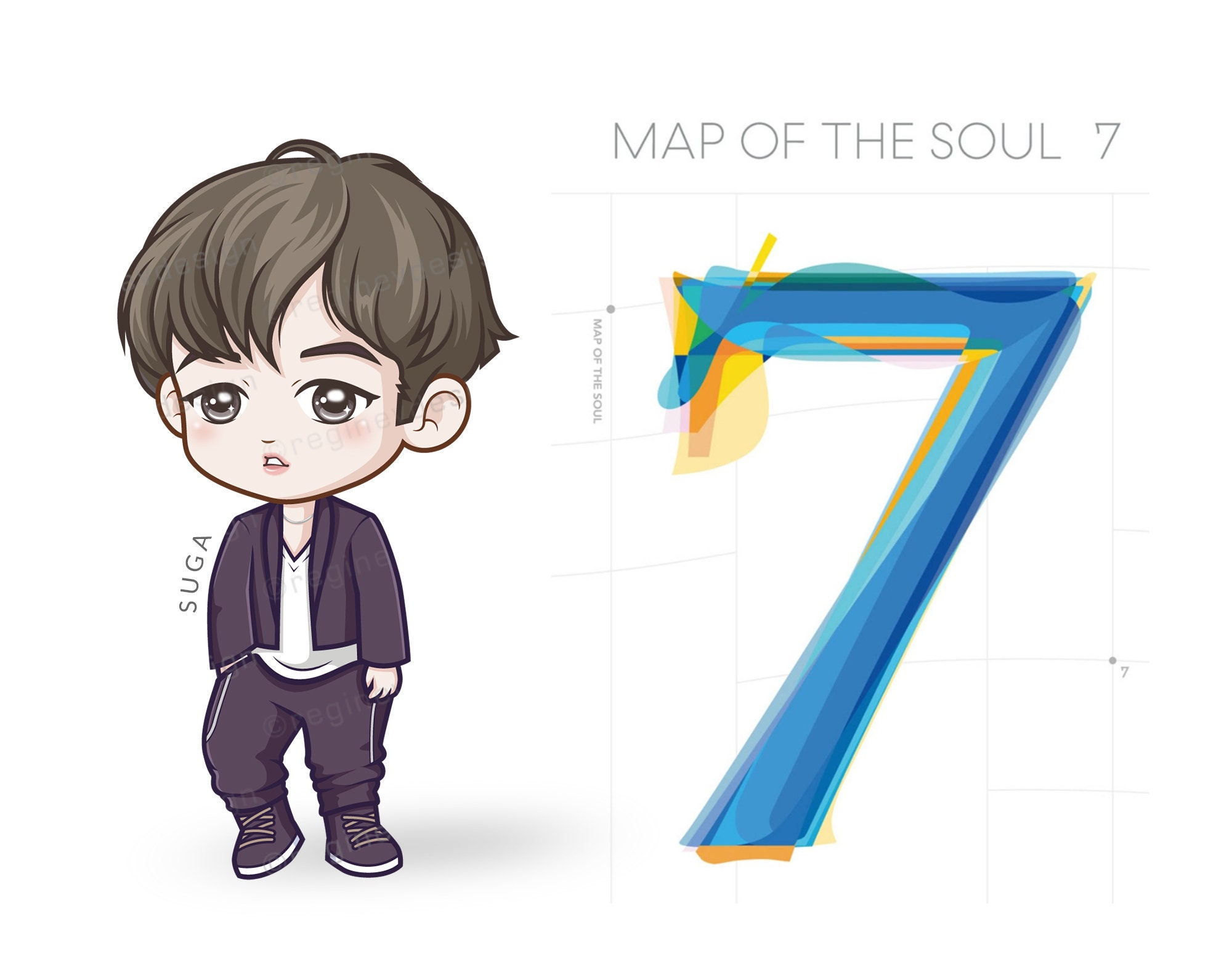 Buy BTS Suga Chibi Kawaii Cartoon Clipart K-pop Min Yoongi Online in India - Etsy Buy BTS Suga Chibi Kawaii Cartoon Clipart K-pop Min Yoongi Online in India - Etsy