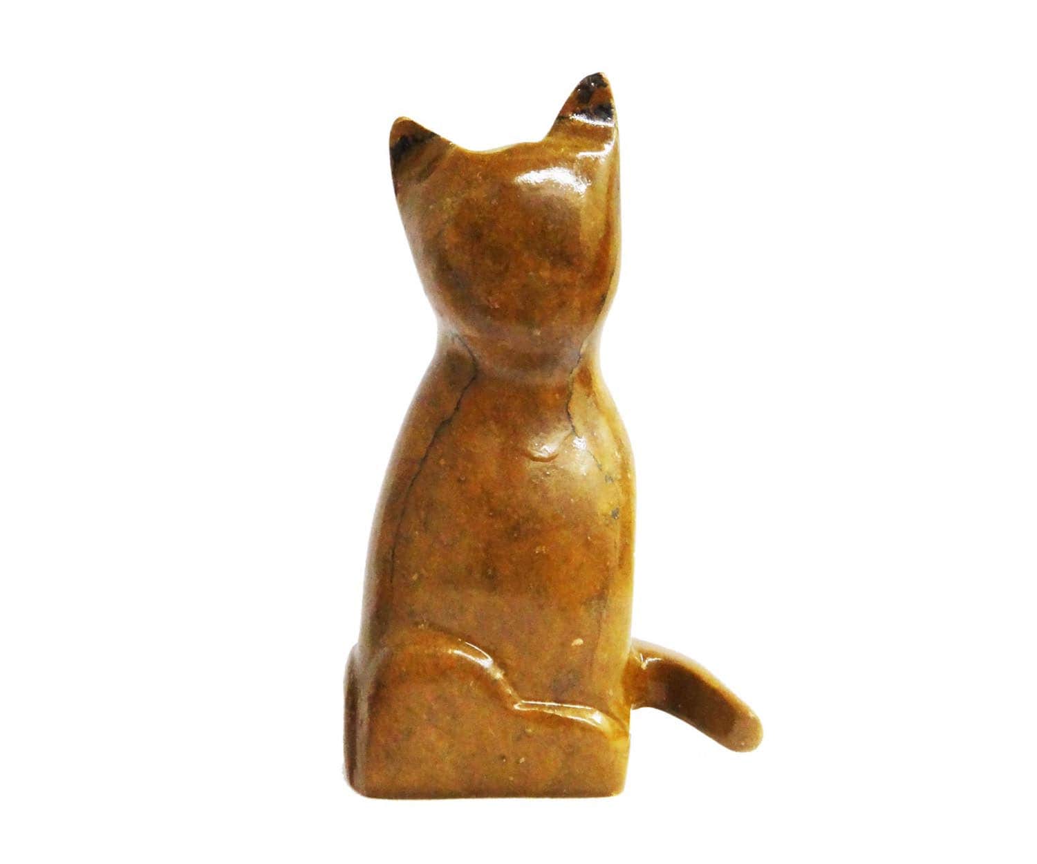 Cat Soapstone Carving Kit Medium Kids and Adult Craft Kit Etsy