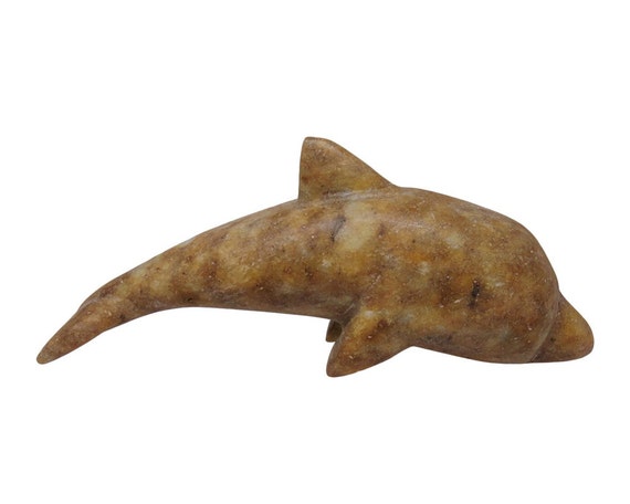 Dolphin Soapstone Carving Kit Stone Carving DIY Kids and Adult Crafting Kit  Animal Shape Medium 