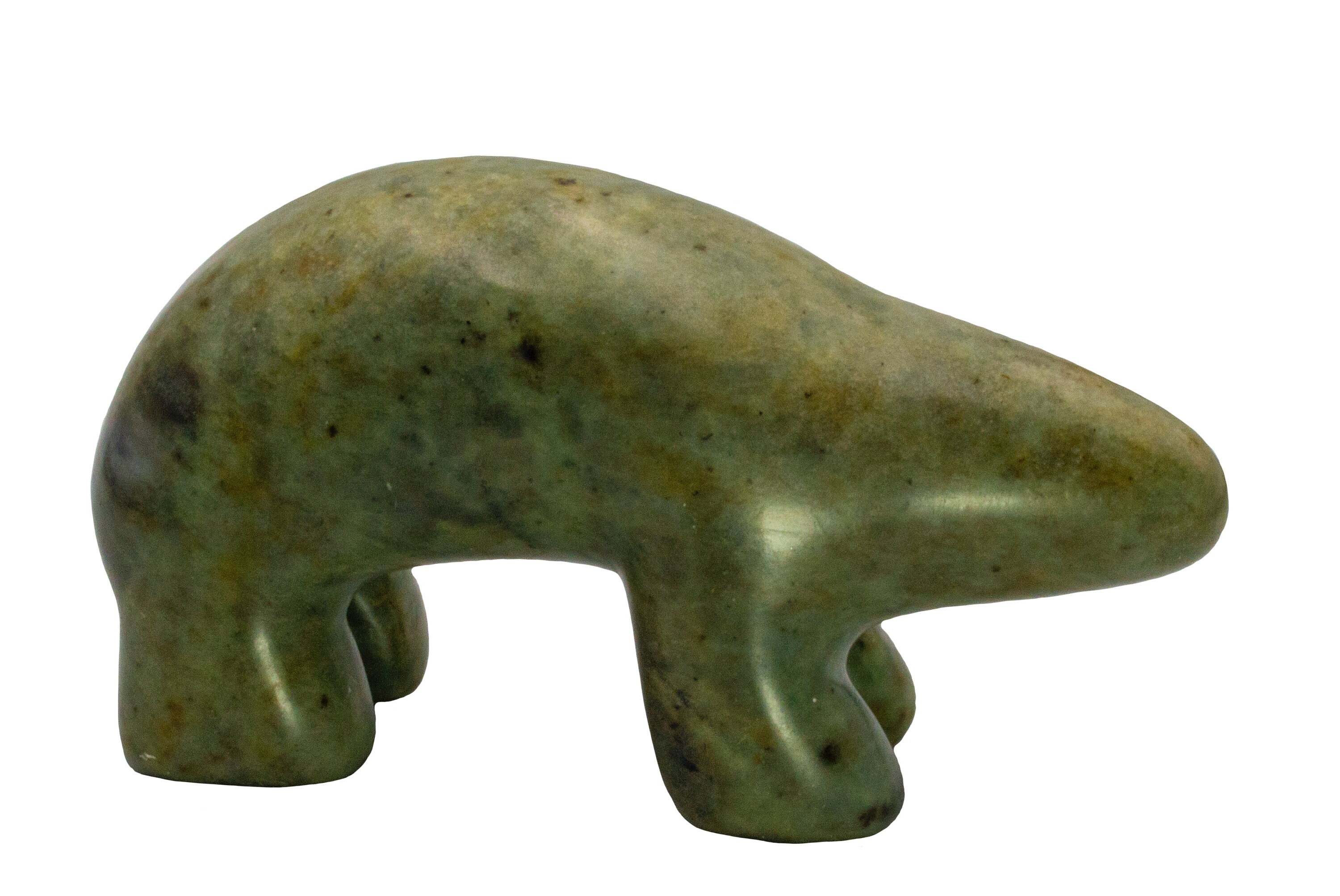 シロクマのソープストーン彫刻キット - 子供と大人のためのDIYクラフト