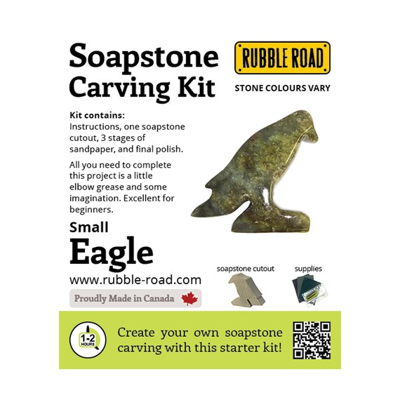 Eagle Small Soapstone Carving Kit