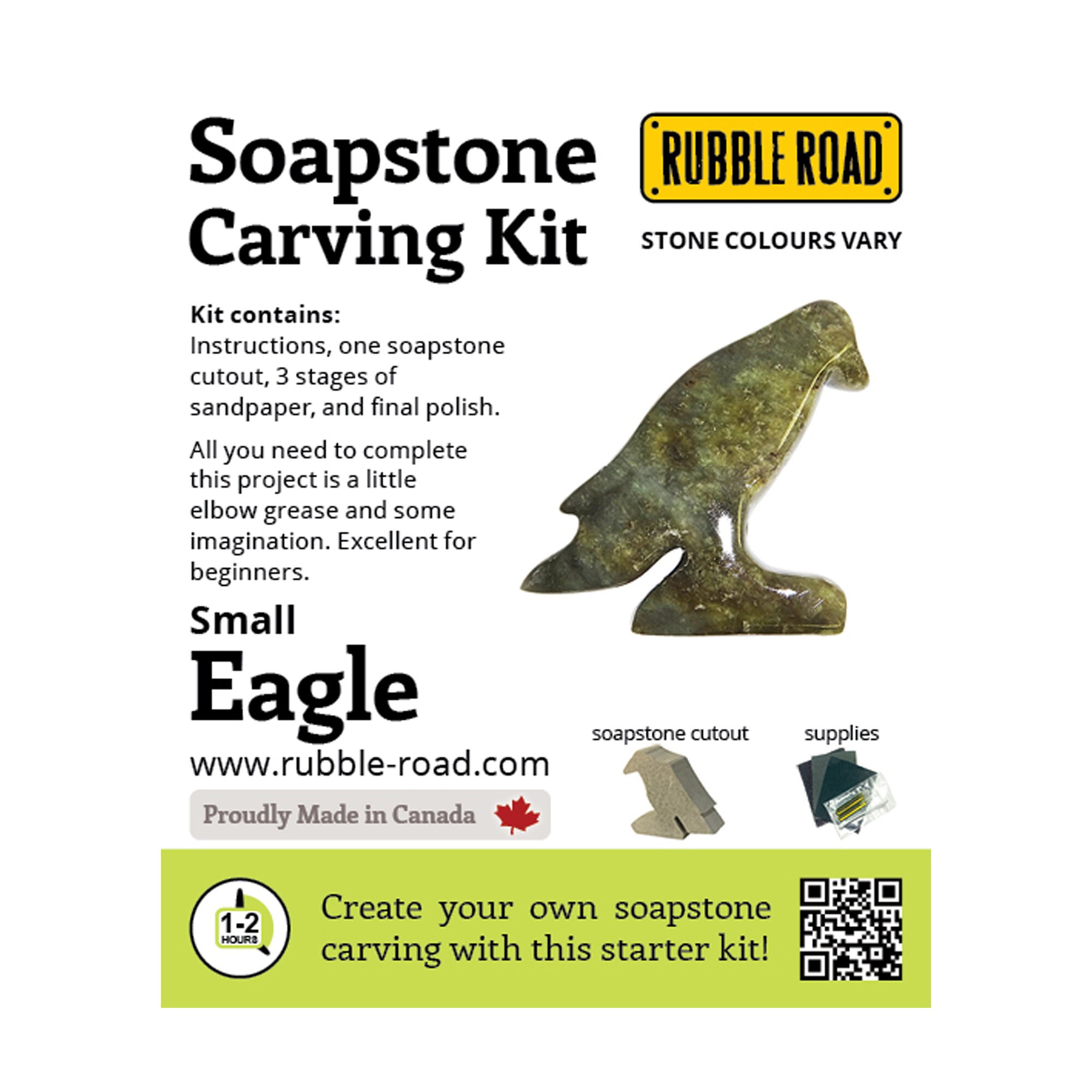Eagle Soapstone Carving Kit Stone Carving DIY Kids and Etsy