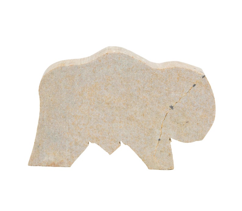 Bison Sculpture Soapstone Kit Small Kids and Adult Craft Kit Carving Activity Arts and Crafts DIY image 3