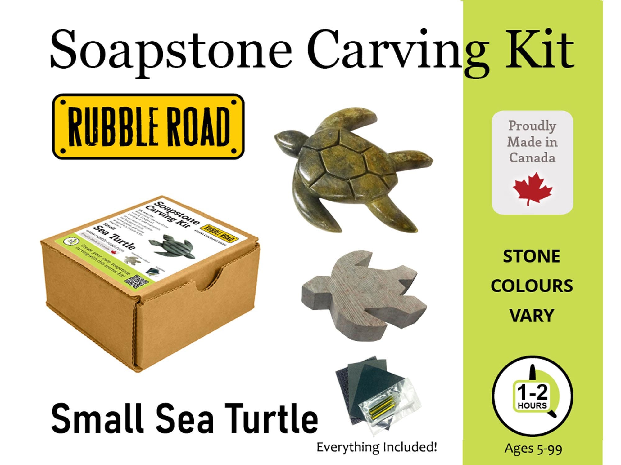 Eagle Soapstone Carving Kit stone Carving DIY Kids and Adult Crafting Kit  Animal Shape Medium 