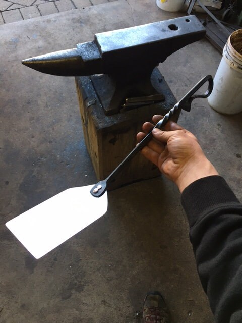 Stainless Spatula | Hand Forged by a Blacksmith | Hand Crafted Kitche…