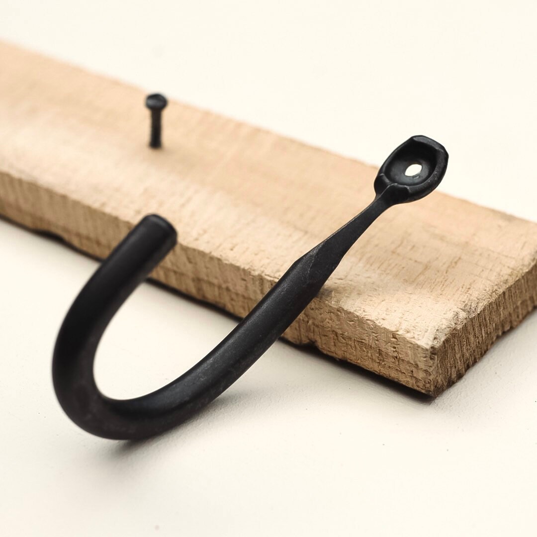 Simple Wall Hook Hand Iron Hook Modern Farmhouse Etsy