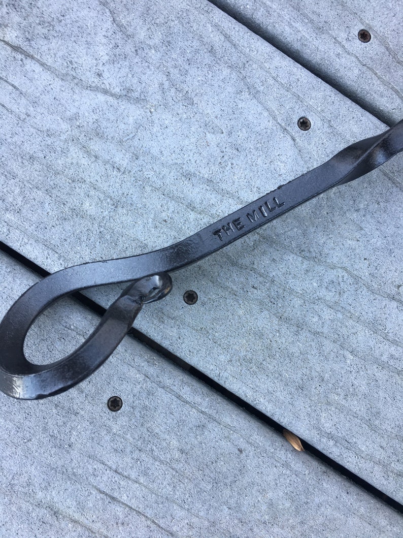 Personalized Fire Poker Hand by a Blacksmith Etsy