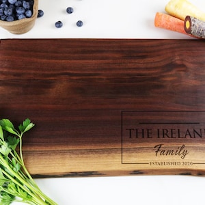 Customized Charcuterie Board, Personalized wooden Chopping Board, Custom Cheese Board, Realtor Gift, Hostess Gift, Corporate Gift 011 image 1