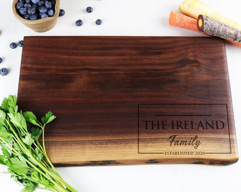 Customized Charcuterie Board, Personalized wooden Chopping Board, Custom Cheese Board, Realtor Gift, Hostess Gift, Corporate Gift 011 image 1