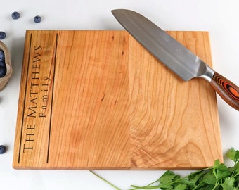 Personalized Cutting Board, Engraved Cheese Board, Customized Chopping Board, Wedding, Christmas, Couples, Engraving 001