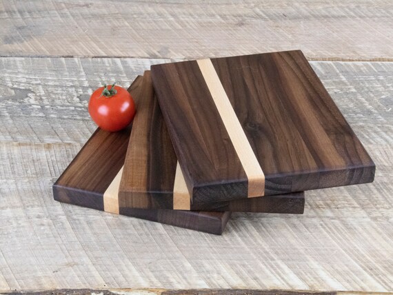 Wood Cutting Board Set, Small Set of 3, Walnut Cherry and Maple Cutting  Boards, Chopping Board, Housewarming Gift, Edge Grain, Made in USA 