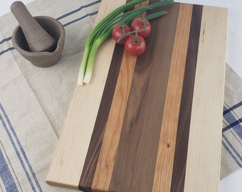 Canadian Style Contemporary Cutting Board, Side Grain, Edge Grain, Cheese Board, Charcuterie