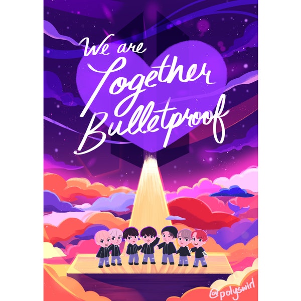 BTS Art Print | We Are Bulletproof