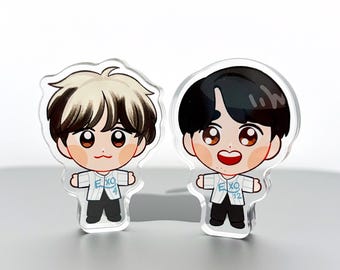 Voyageurs debout Baekhyun et Kyungsoo