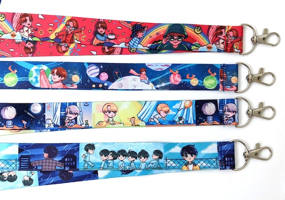 Bts lanyard keychain discount