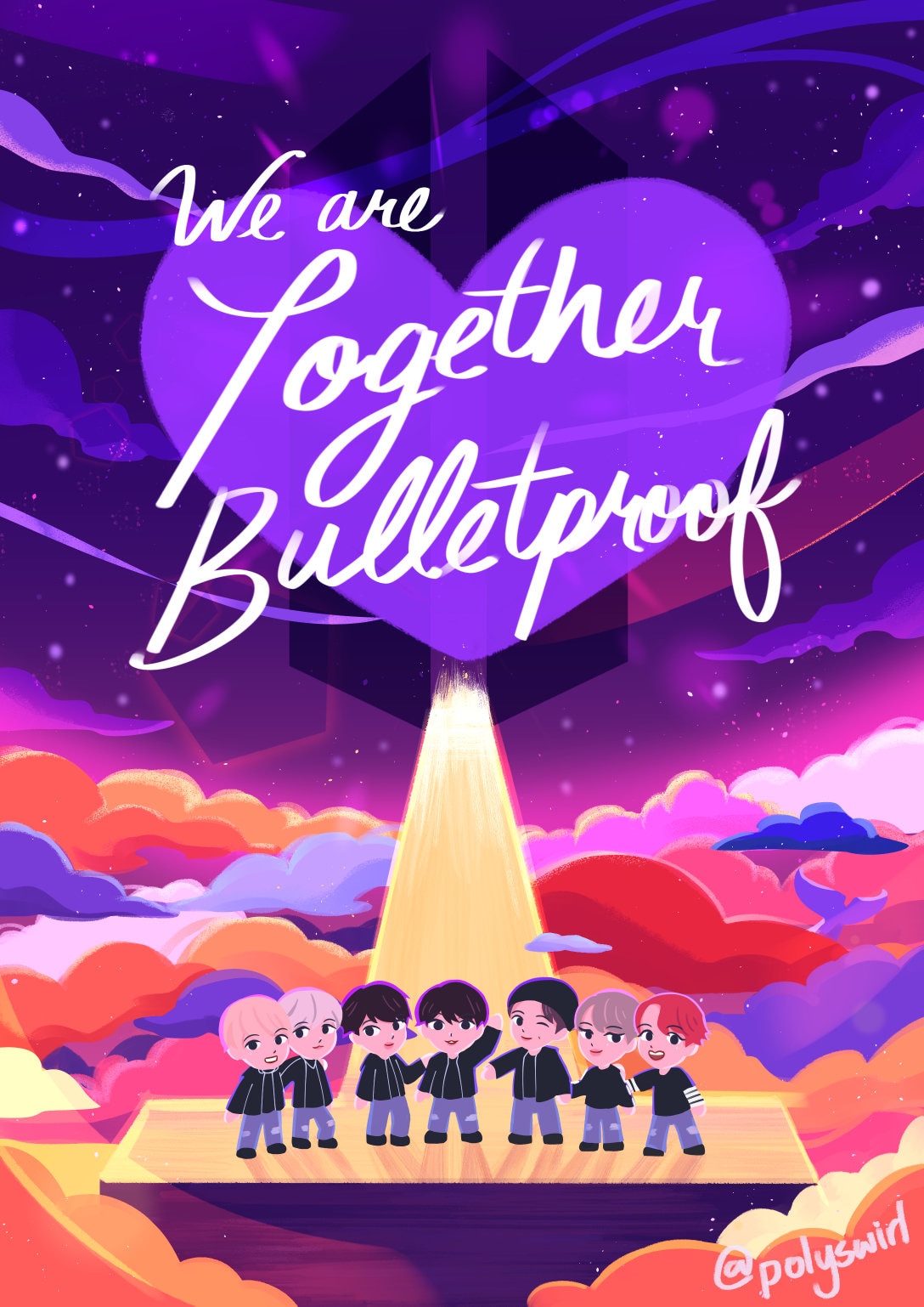 We Are Bulletproof Print - Etsy
