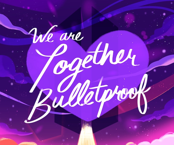 We Are Bulletproof Print - Etsy