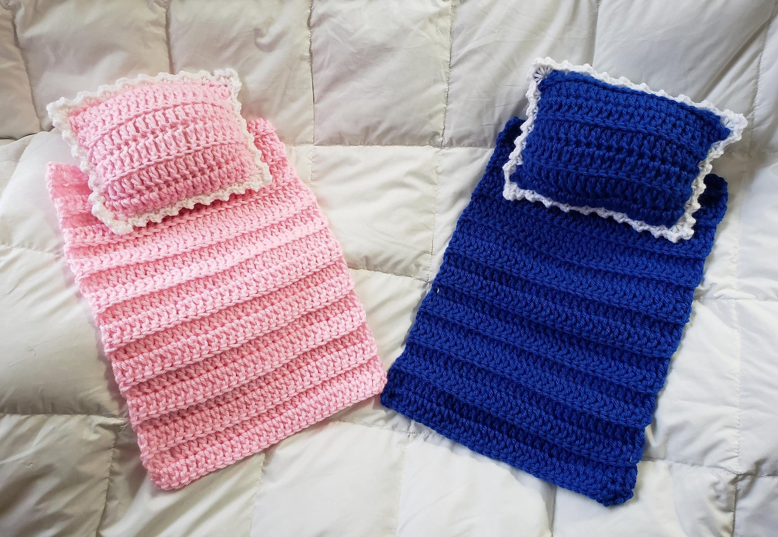 New Item Doll Blanket and Pillow Set Barbie Doll Blanket and Etsy