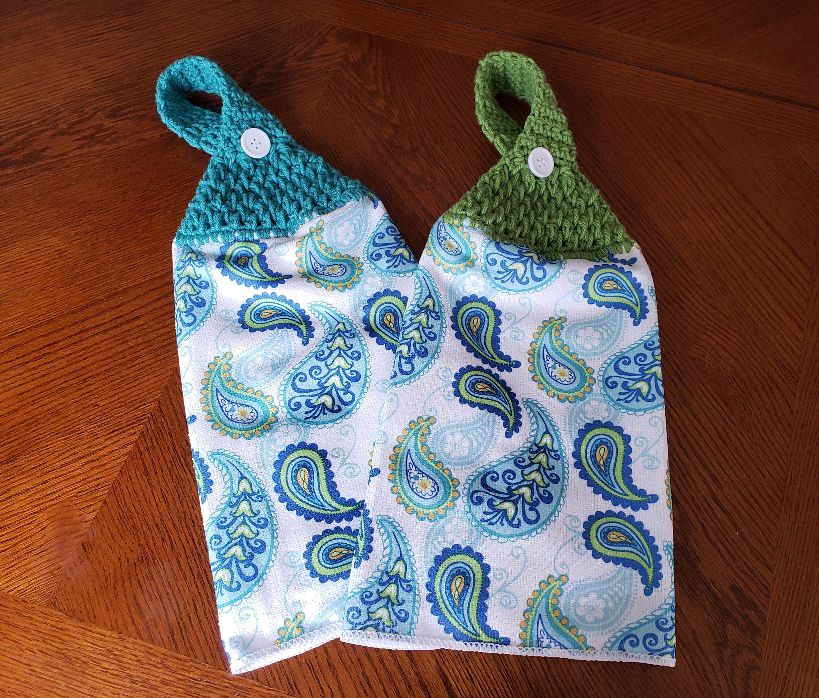 Nuevo artículo Toallas de cocina colgantes Paisley colgando | Etsy