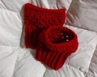 red boot cuffs
