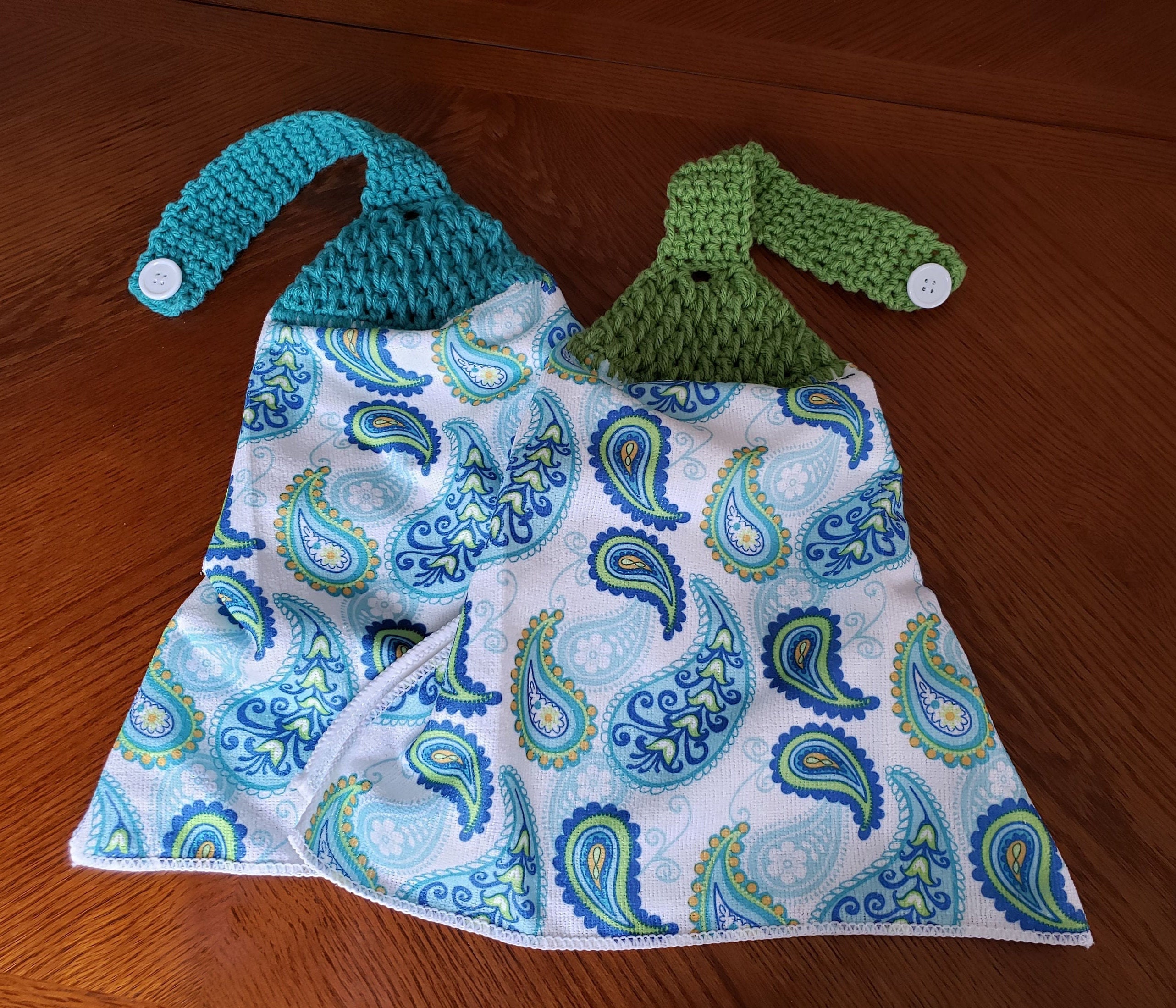 Nuevo artículo Toallas de cocina colgantes Paisley colgando | Etsy